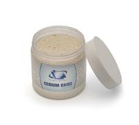 GLASS POLISH 250 g Cerium Oxide, Composé de Polissage de Verre de Oxyde de Cérium Grade Fin 95% Pur, Formule Traitée en Suspension, Particules 2,5 Microns, Performance de Polissage Améliorée