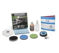 GLASS POLISH DIY Kit de Polissage Pare-Brise 75mm (3”) pour Tous Types de Verre Automobile - Élimine les Rayures Profondes, Traces d’Essuie-Glace et Voile Opaque - Restaure la Visibilité