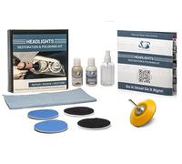 Glass Polish Kit de restauration et de polissage de phares à faire soi-même - Restauration permanente des phares et feux arrière, restaure l'état neuf et protège contre les dommages futurs - GP31016