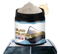 Glass Polishing Kit, Buffing Coating Tool, 80g Paste with Sponge, Detailing Utility with Smooth Coverage, Automotive Accessory, Cleaning Supply for Window Headlight Lens Eyeglass Watch Jewelry