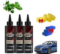 Glass Polishing Liquid,Glass Polishing Liquid,LiquidGlass Polishing,GlassPolishingLiquids,Efface Rayure Vitre,Car Compound Windshield Oil Film Remover,Car PolishLiquid (1pcs)