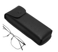 Glass Pouch - PU Leather, 6.22x2.36in Glasses Case Scratch-Resistant | Soft-Lined Protective Eyewear Storage Box, Leather Glasses Case For Sunglasses, Readingglass, Prescription Glass, Travel, Home, O