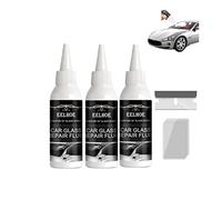 Glass Repair Fluid Car Window Cracked Windshield Repair Kit, DIY Automotive Glass Nano Repair Fluid, Nano Repair Fluid, Quick Fix for Cracks, Windscreen Scratch Remover Kit (3 PCS)