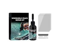 Glass Repair Kit,Car Windshield Repair Kit,Cracked Glass Repair Kit,Windscreen Repair Kit,Windscreen Glue with Blade and Curing Film,for Spider Web Repair