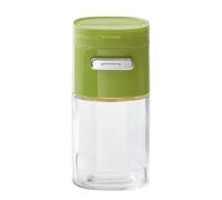 Glass Sugar Dispenser with Pourer, 180ml High-Transparency Seasoning Container for Baking, Condiments, Pepper, Salt, Kitchen Use, Yellow, Green, White