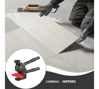 Glass Tile Nippers - Aluminum Alloy 728g, Manual Tile Splitter, Aluminum Alloy Nipper | Precision Handheld Tool, Heavy Duty Cutter For Porcelain Shaping, Ceramic Trimming, Mirror Edging