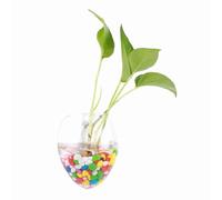 Glass Vase Hanging Hydroponic Aquarium Container Home Decor for Office and House (Mouse Shape)