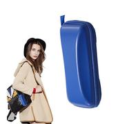 Glasses Case - No More Scratches | Portable Travel Zipper Hard Shell Sunglasses Case | Unisex Protective Eyeglass Cases With Lanyard, 17.3x7.2x4.3cm EVA PU Organizer For Fashion Sports Eyewear Home Ca