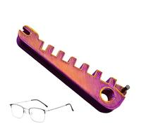 Glasses Curvature Adjuster Tool - PET 9x2.5x1.2cm Lightweight 20g For Frame Bending - Eyeglass Temple & Nose Pad DIY Repair - Optician Correction Kit