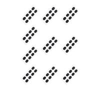 Glasses Nose Grips - 0.9x0.6x0.15 cm Soft Foam Self Adhesive Cushion Design, 40 Pair | Non Slip Support Suitable Sunglasses Spectacles Work Sports Makeup Travel Use