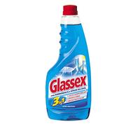 Glassex Recharge nettoyant pour vitres avec ammoniaque - 6 pièces de 500 ml [3 l]