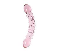 Glassvibrations Godemichet en verre rose Lady Killer