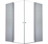 Glaszentrum Hagen - 60x60x195cm - cabine de douche d'angle - cabine de douche - dimension spéciale