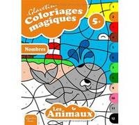 Glavetin - Coloriages magiques - Les animaux : coloriage par numéros dès 5 ans, 30 dessins, grand format