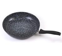 GLAXA - Poêle noire avec poignée douce au toucher - Forgée | Antiadhésive | Marbre céramique | Base induction (32 cm)