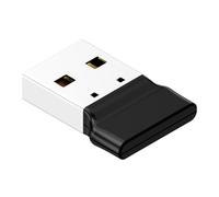 Glayent 1 Pièce USB Bluetooth 5.4 Dongle Noir & Argent en Plastique + Métal pour PC pour Enceinte Souris sans Fil Clavier Récepteur Émetteur Audio Musique