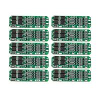 Glayent 10 PièCes 3S 20A 18650 Li-Ion Module de Chargeur de Batterie au Lithium Carte de Protection PCB 11.1V 12V 12.6V Module