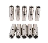 Glayent 10 PièCes SéRies 3/8 Pouces Slip Lok Brouillard Buse Couplage Tees 10/24 UNC 1000 PSI Connexion