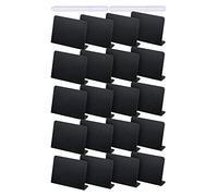 Glayent 20 PièCes 4 X 3 Pouces Mini Tableau Tableau Signe Tableau Buffet éTiquettes éTiquette Alimentaire pour Partie Table Tableau Signes