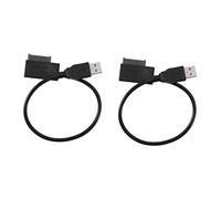 Glayent 2X Câble De Conversion Adaptateur USB 2.0 vers Mini II 7 + 6 13 Broches