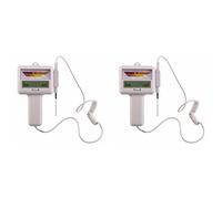 Glayent 2X Testeur de Chlore de L'Eau PH Piscine Qualité Spa Compteur de Niveau Analyse Moniteur de Mesure Détecteur Vérifier