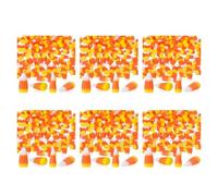 Glayent 300 PièCes Halloween RéSine Bonbons MaïS Artificiel 3D Bonbons MaïS Perle Automne Faux MaïS Scrapbooking Embellissements