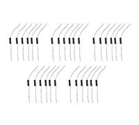 Glayent 30Pcs Connecteur Cable1.5V AAA Support de Batterie en Plastique Boite de Rangement Noir