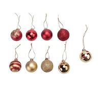 Glayent 50 PièCes SéRies DéCorations d'arbre de NoëL Boules Boule de NoëL FêTe Suspendue Boule Ornements NoëL pour Cadeau de an
