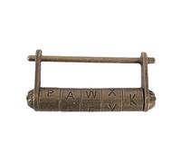 Glayent a Code Lettres en Serrure Style Chinois Antique pour Boite Armoire Tiroir