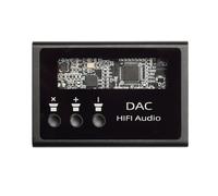 Glayent Amplificateur de décodage pour casque Hi-Fi ES9018K2M DSD128 PCM32BIT 384 kHz Sortie de décodage sans perte Puce MAX97220 intégrée