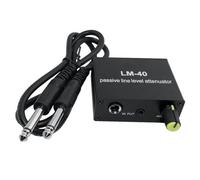 Glayent Atténuateur Audio Passif, Carte Son de Signal de Sortie Ligne, Haut-Parleur, Microphone, Convertisseur de Niveau Haut et Bas + Ligne 6,5