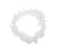 Glayent Boa de Plume Blanc Pelucheux Decoration Artisanale 6,6 Pieds de Long