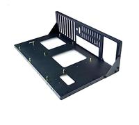 Glayent Boîtier d'ordinateur ouvert, serveur bidirectionnel, E-ATX/ATX, support de carte mère, rack de test, étagère de refroidissement ouverte (ATX)