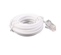 Glayent Câble D'Extension de TéLéPhone Modulaire RJ11 6P4C à RJ45 8P4C 3 MèTres