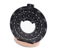Glayent Disque de Musique pour Guitare Cercle des Quintes, Cercle des Quintes Roue Outil de Mélodie Roue D'Accords avec Base Noir
