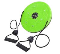 Glayent Disque rotatif magnétique de fitness avec corde de traction Plaque de massage magnétique Plaque de massage magnétique Gymnastique Twister Vert