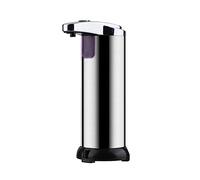 Glayent Distributeur de savon automatique sans contact avec base étanche, distributeur de savon liquide de 250 ml pour cuisine, salle de bain, hôtel
