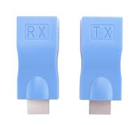Glayent Extender to Rj45 LAN Extension RéSeau ÉMetteur RéCepteur TX RX Cat5E Câble Ethernet Cat6 V1.4 30M 4K HD TV 1080P