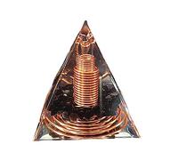 Glayent Fil de cuivre spiralé - Décoration de maison - Gravier en cristal - Artisanat pyramidal en spirale