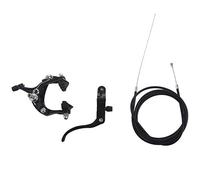 Glayent Kit de frein arrière Fixie pour vélo de route croiseur Kit de frein de vélo Kit de frein à traction latérale pour la plupart des vélos Fixie Noir