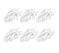 Glayent Lot de 6 pinces à légumes pour cage à oiseaux pour perroquets et fruits