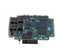 Glayent Mini Carte de Routeur Carte de Routeur Bleue Carte de Routeur MT7986 Arm A53 2G DDR4 8G EmmC Prise en Charge WiFi 6 et 2 Ports X 2.5GbE pour Banana Pi -R3