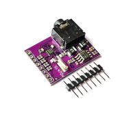 Glayent Module de Traitement des Données de Diffusion Radio Numérique de la Carte D'Évaluation du Syntoniseur FM Si4703 pour AVR Arm PIC avec Broches. Carte D'Évaluation du Syntoniseur FM Si4703.