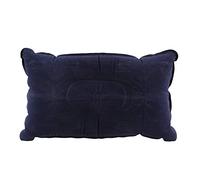 Glayent Oreiller Gonflable portatif Bleu pour Le Voyage 34 x 23cm Oreiller de Flocage a Double-Face Pliable portatif Gonflable pour Le Camping/Le Voyage/et Le Bureau - Bleu