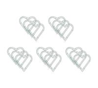 Glayent Paquet de 15 Guirlande en Métal Coeur 12 Pouces Cadre de Guirlande de Fil en Forme de Coeur pour de Mariage Saint-Valentin Bricolage Artisanat