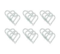 Glayent Paquet de 18 Guirlande en Métal Coeur 12 Pouces Cadre de Guirlande de Fil en Forme de Coeur pour de Mariage Saint-Valentin Bricolage Artisanat