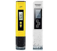 Glayent PH MèTre Et TDS MèTre, Testeur NuméRique De Qualité De L'Eau, 0-9990 PPM, Mesure CE Et TempéRature 0,01 PH Haute PréCision