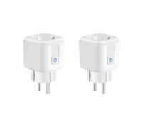Glayent Prise Wifi Intelligente Tuya Prise Intelligente Ue 20A avec Surveillance de L'Alimentation Synchronisation D'Économie D'Énergie Télécommande Prise Ue Smart Life