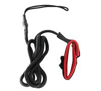 Glayent Stand Up Paddle Board Corde de jambe pour planche de surf Corde de protection Accessoires Noir Rouge