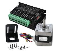 Glayent TB6600 4A 9-42V Pilote de Moteur Pas à Pas ContrôLeur CNC avec Nema 17 Bipolaire 1.7A 40N.Cm Couple de Maintien et Support de Fixation du Moteur pour Imprimante 3D Routeur CNC